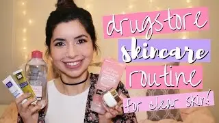 DRUGSTORE SKINCARE ROUTINE FOR ACNE/OILY SKIN | Alara