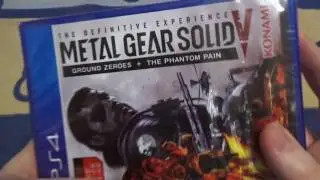 Metal Gear Solid 5 The Phantom Pain Definitive Edition PS4 Распаковка