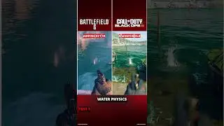 BATTLEFIELD 6 VS CALL OF DUTY BLACK OPS 6 - WATER PHYSICS TEST 1 #battlefield6 #callofduty