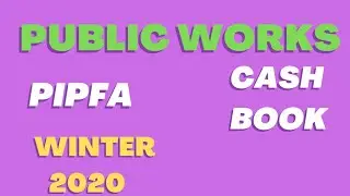 Cash Book winter 2020||Cash Book PIPFA Public works Paper || Pipfa |Local Fund Audit |#pipfa
