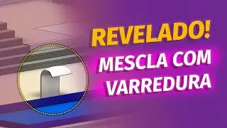 FORMAS DE MODELAGEM DAS FAMILIAS NO REVIT | Ferramenta mescla de varredura