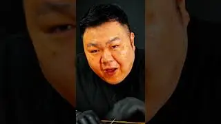 Squid game ASMR scraping sound of a needle carving 