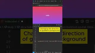 Tailwind Bg gradient & Hover effect #tailwindcss #gradient #shorts #frontend