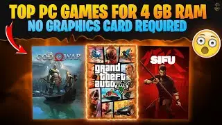 TOP PC GAMES FOR 4GB RAM | LOW END PC GAMES | NO GRAPHICS CARD REQUIRED | 2023