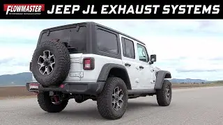 Flowmaster Cat-back and Axle-back Exhaust Systems for the 2018 Jeep Wrangler JL