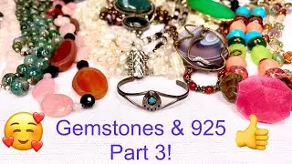🥰 GEMS & 925 Unboxing & Sale Ep3! 💚 Aventurine! Carnelian! & MORE! #Gemstone #JewelryUnboxing #Sale 