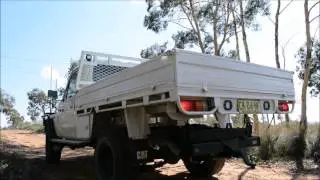Toyota LandCruiser HZJ79 1HZ CT26 turbo sound