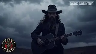 DARK DAY - Dark Country Music | Dark Outlaw Country Songs (LYRIC VIDEO)