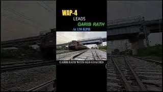 WAP-4 LEADS GARIB RATH AT 130 KPH🔥| ALP STATUS | INDIAN RAILWAYS |