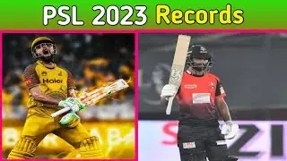 10 Records Of PSL 2023 || PSL 2023 Records