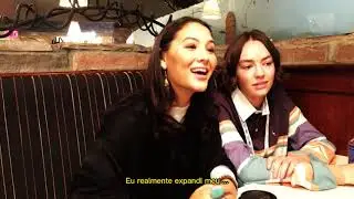 Entrevista exclusiva legendada com Brigette lundy-paine e Fivel Stewart