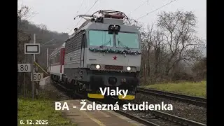Vlaky Bratislava - Železná studienka (ŽSR110) | 6.12.2025