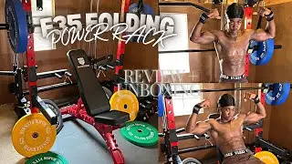 Review + Unboxing The F35 FOLDING POWER RACK FROM MAJOR FITNESS 🔥🔥🔥