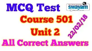 552. MCQ Test, Course 501, Unit 2, All correct Answers