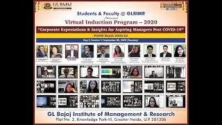 Virtual Induction Program - 2020 (Day-2: Session 1) on September 08, 2020