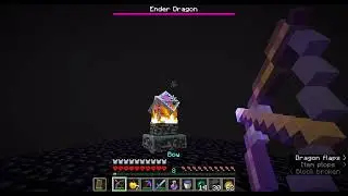 Minecraft Ender Dragon Fight Hardcore Mode (1.18.2)