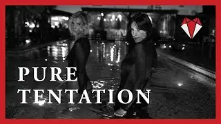 Beautiful sexy models in French lingerie &bull; Pure Tentation &bull; Black & White Fashion Film 🖤🤍