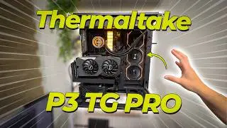 Transformei Meu PC em Obra de Arte! | Thermaltake Core P3 TG Pro Review