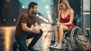 Come With Me,” a Single Dad Told a Paralyzed Girl at a Bus Stop —What He Did Next Shocked Everyone
