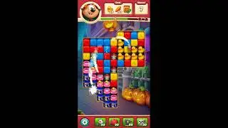 Toon Blast Level 9888 - NO BOOSTERS 🐻🐺🐱 | SKILLGAMING ✔️