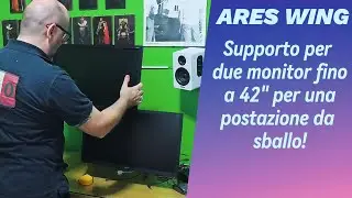 ARES WING: Il Miglior Supporto Doppio per Monitor? Prova Completa sulla Mia Postazione!