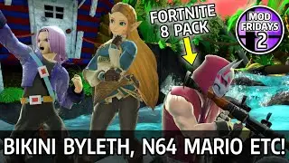 40 Character Skins & 10 Stage Skins | Super Smash Bros. Ultimate Mod Showcase #2 (Mod Fridays)
