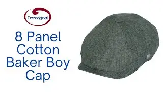 8 Panel Cotton Baker Boy Cap