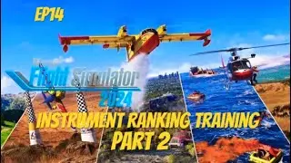 Microsoft Flight Simulator 2024 Ps5, Instrument Ranking Training Part 2. EP14