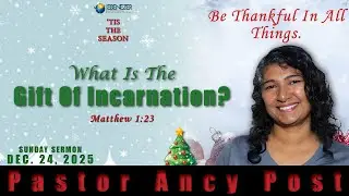 Pastor Ancy Post's Christmas Eve sermon 