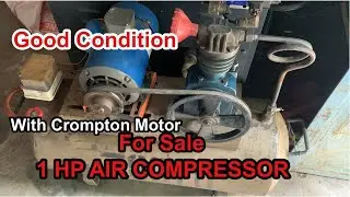 Air Compressor Good Condition with 1 hp motor For Sale | #9554063574 #anushkaplasticproducts