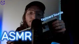 ASMR slow keyboard sounds/tapping (MAX SENSITIVITY/very little talking)