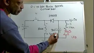 6V To 20V Capacitor Diode Inductor Buck Boost Converter Circuit!