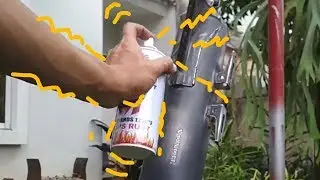 EXHAUST - PAINT WORK‼️#diy #hitemp #vario110