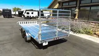 Baughman 7x17 Utility ATV/UTV All Aluminum Deck Trailer Open DeckBaughman
