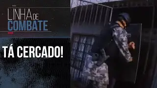 CRIMINOSO CRIA OBSTÁCULO PARA POLÍCIA, MAS SÃO ENCURRALADOS PELOS AGENTES | LINHA DE COMBATE