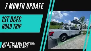 2023 F-150 Lightning first road trip and DC Fast Charge with Electrify America at a new Station.