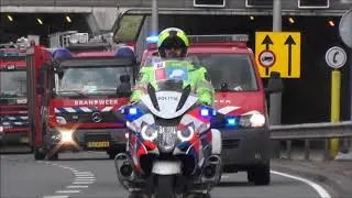 KinderBeestFeest 2019! Vele hulpdiensten in colonne door Amsterdam