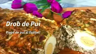 Drob din Pui* 1kg ficăței de pui/1 kg piept de pui/1legătura mărar și pătrunjel/ ceapă și usturoi