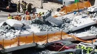 At least six killed, nine injured after Florida pedestrian bridge collapses