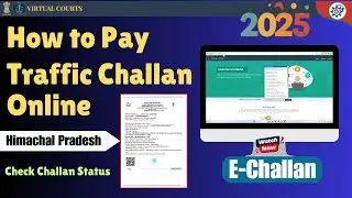Pay your traffic challan online to Himachal Pradesh  2025 || How To Pay Challan Online #echallan