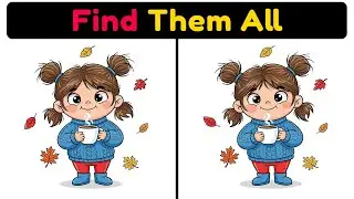 Spot the Difference | Calming Brain Game | Brain Focus