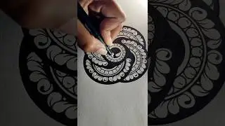 Day-40 Easy mandala design#mandalaart #shorts#viral#mandala#shortsfeed#shorts#viralshorts#mandalas
