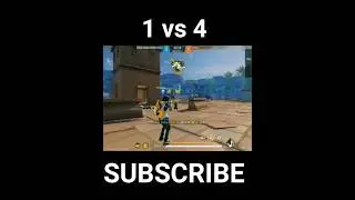 1 vs 4 clutch with MAC10 in CS-rank 🤯| Free fire Max gameplay #shorts