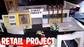 Retail Projects|| Retail Models || Mall video||Cardboard Mall #mall #Retailmodels #cardboard