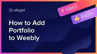 How to Add Portfolio to Weebly