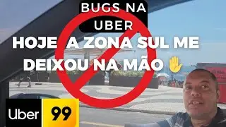 A UBER bugou/ hoje a zona sul me deixou na m&atilde;o 