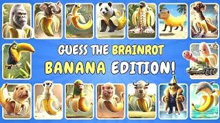 Guess Italian BRAINROT Animals &ndash; Banana Edition | Meme Quiz Challenge