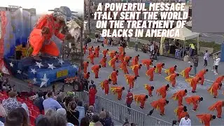 Italy prayed for African Americans and built a Statue of Liberty depicting the struggles in America