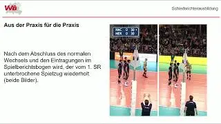 Volleyball, VVB Lehrvideo zu Spielerwechsel nach Verletzung