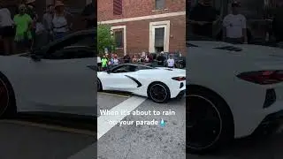 This car was in the CACAO parade in Bessemer Alabama when the rain began to fall. Not today rain!